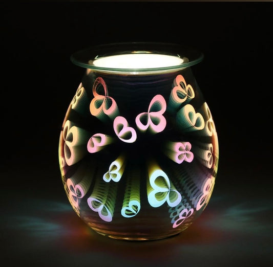 3D Flower petal light up electric burner