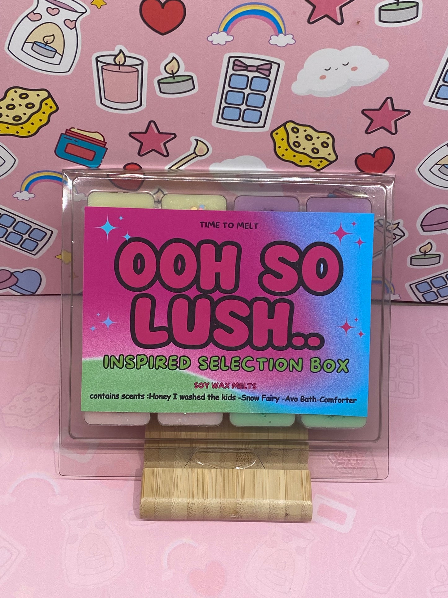 L*sh inspired Soy wax melt set