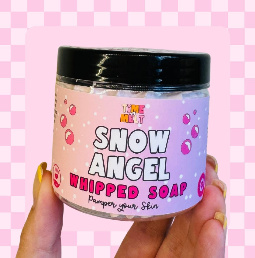 Snow Angel Whipped soap