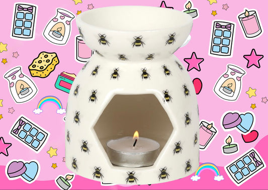 All over Bee print Burner